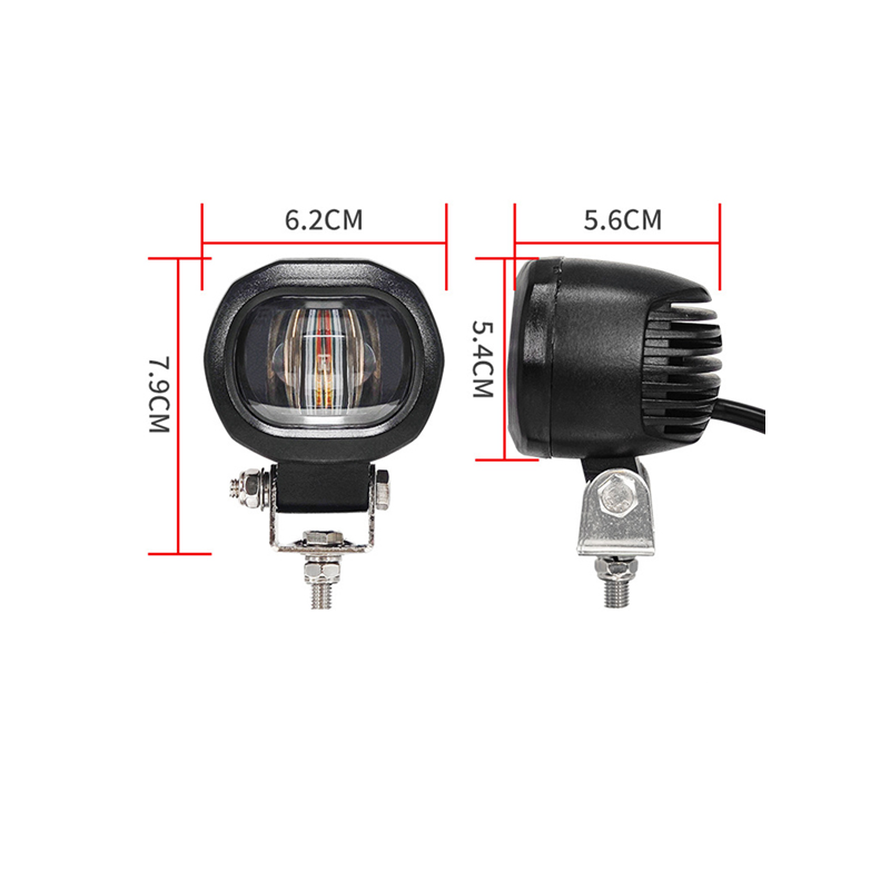 Forklift Warning Signal Lamp LED Red blue Linear Forklift Safe Area Work Light 10V-80V used for forklift and truck
