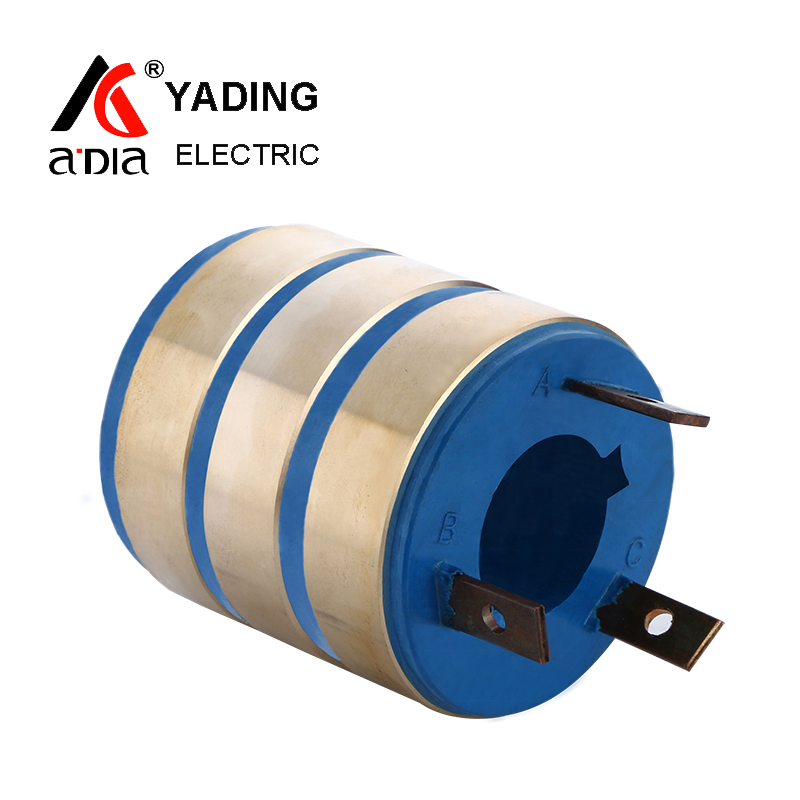 SRS31*68*74 Copper Rotary Joint Slip Ring Small Current 3-Way Slip Ring Generator Accessories Slip Ring OD68mm ID31mm