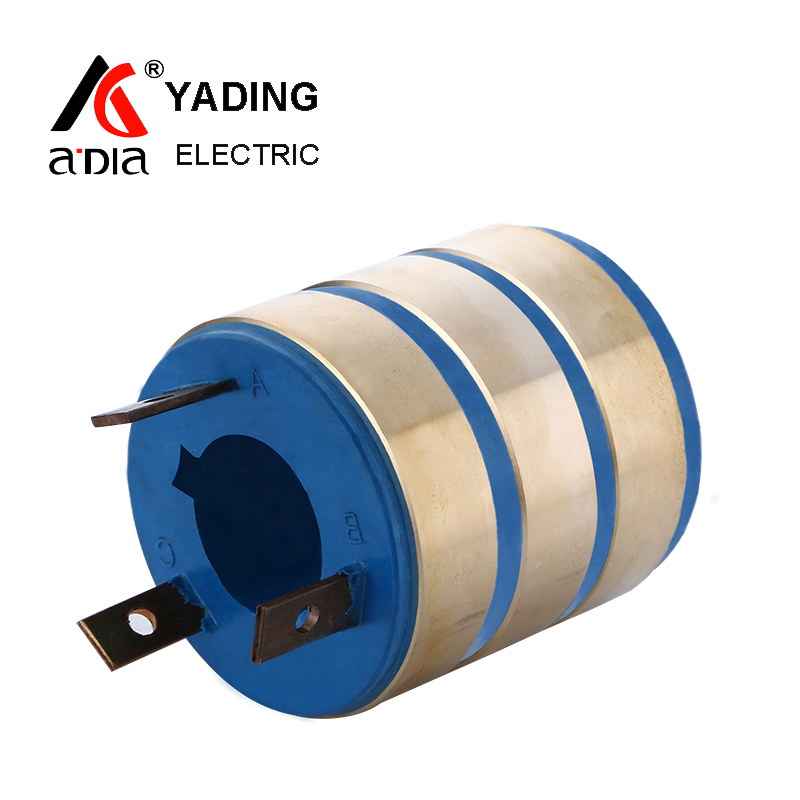 SRS31*68*74 Copper Rotary Joint Slip Ring Small Current 3-Way Slip Ring Generator Accessories Slip Ring OD68mm ID31mm