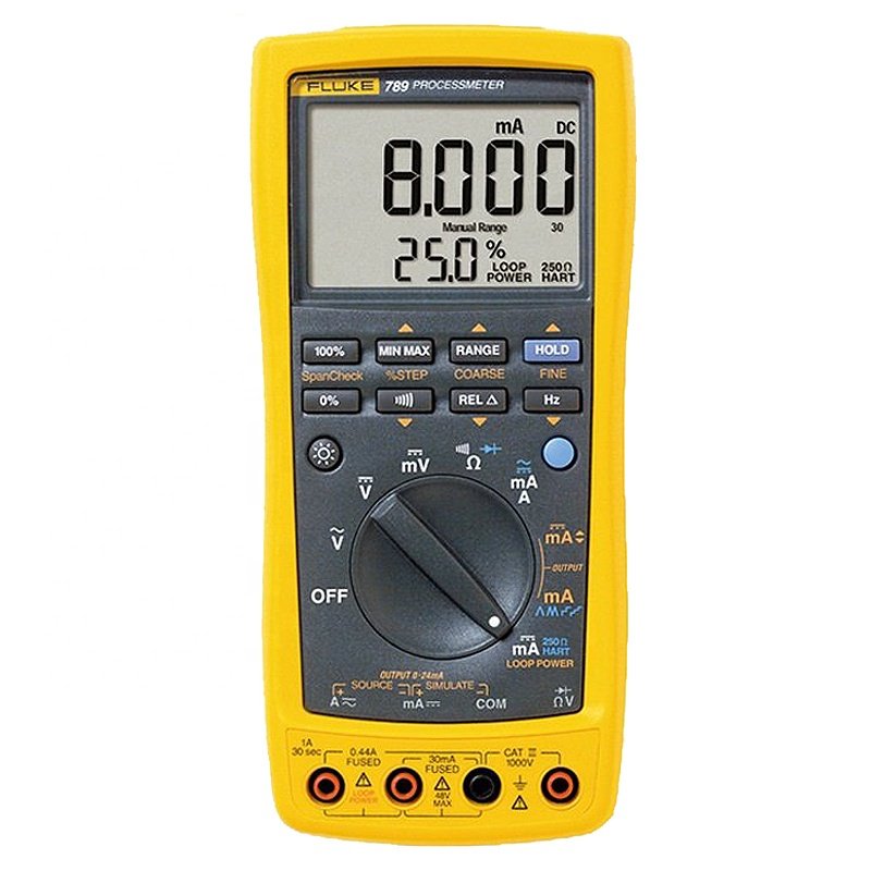 F789 Process Multimeter Milliampere Signal Generator Analog Signal Source Calibrator