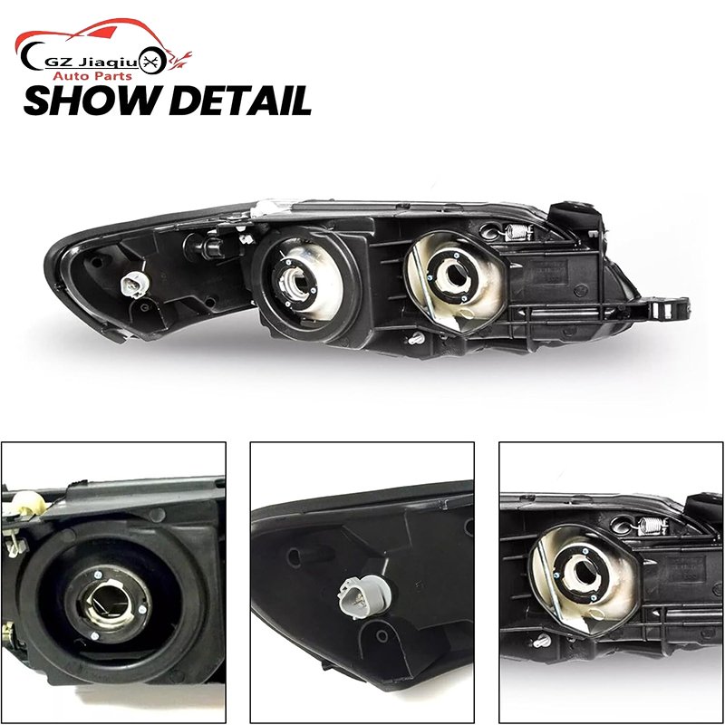 4PCS Black Clear Headlights JDM Style Corner Signal Lamp 93-97For Toyota Corolla Car Light Accessories Compatible 93-97 Toyota