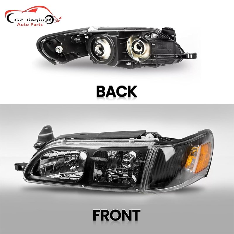 4PCS Black Clear Headlights JDM Style Corner Signal Lamp 93-97For Toyota Corolla Car Light Accessories Compatible 93-97 Toyota