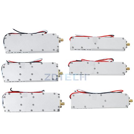 20W RF Power Amplifier Module with VCO Signal Source 900-928MHz General Frequency Band UAV Defense Components