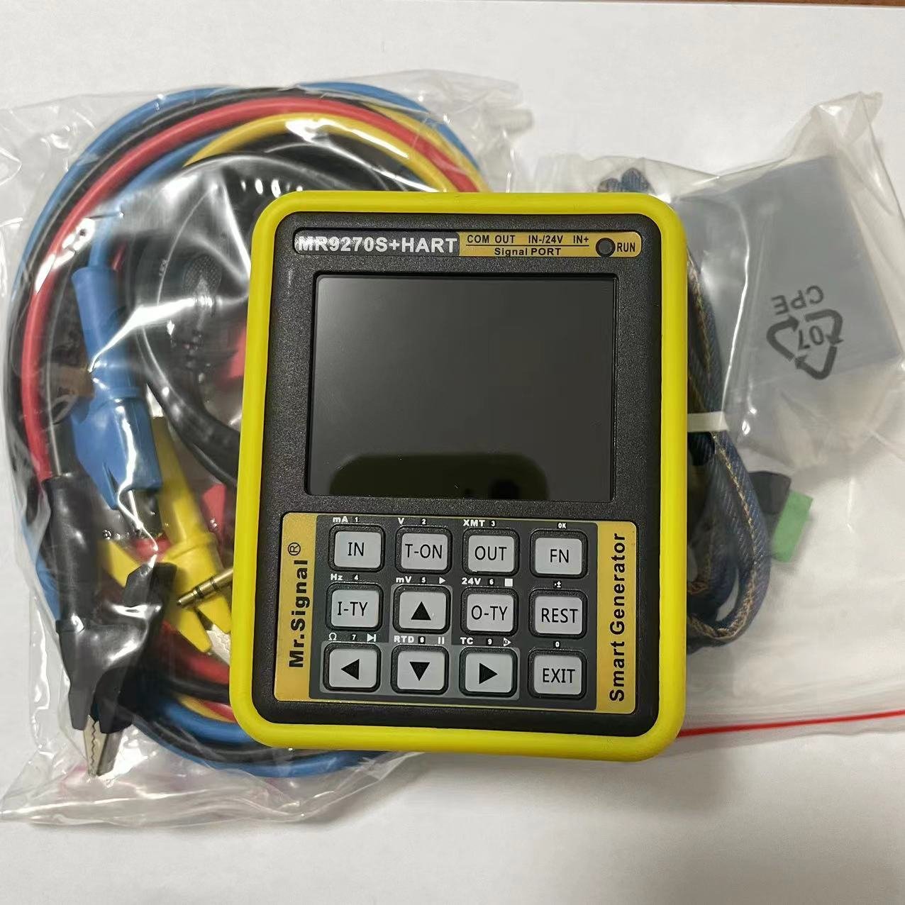 MR9270S + HART 4-20MA Signal Generator Calibrate Current Pressure Transmitter