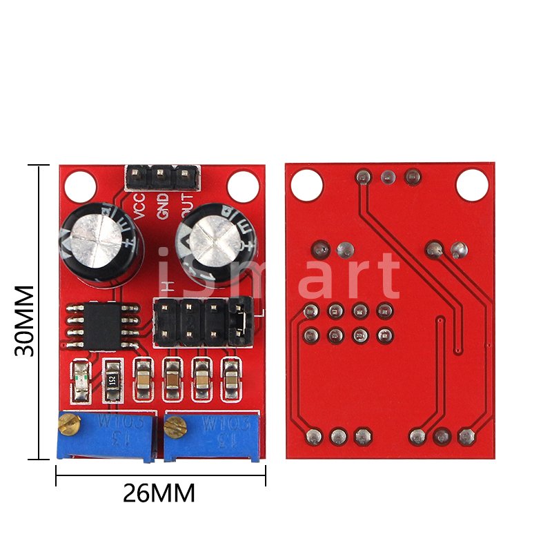 NE555 pulse frequency, duty cycle adjustable module,square/rectangular wave signal generator,stepping motor driver