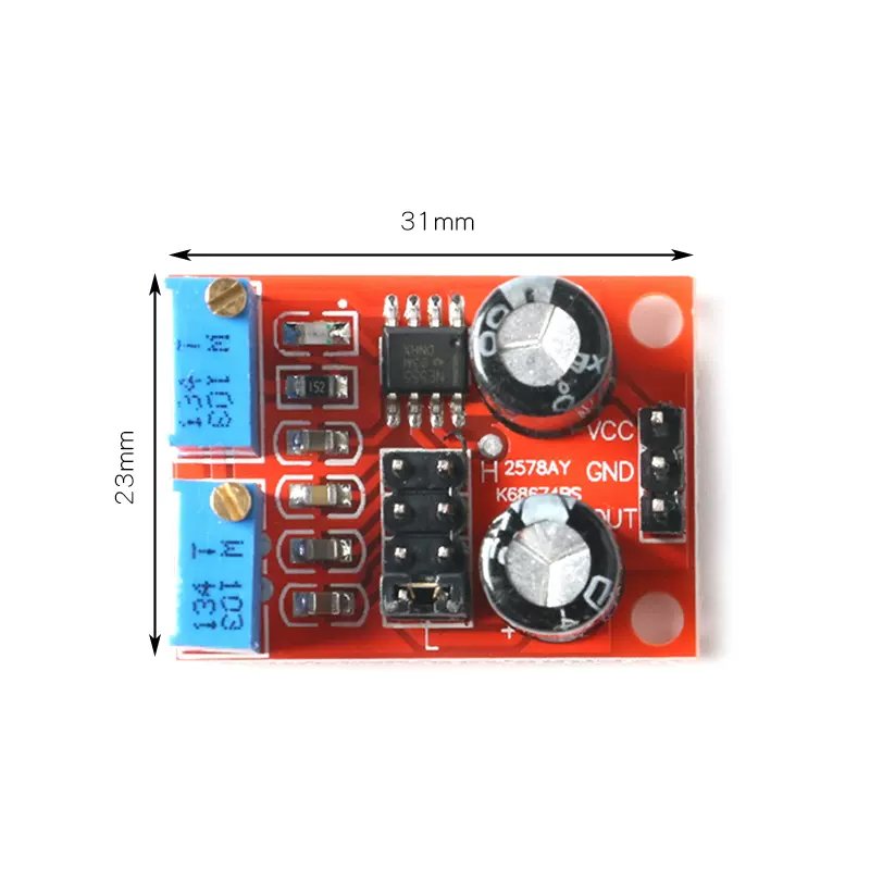 NE555 pulse frequency duty cycle adjustable module square wave rectangular wave signal generator