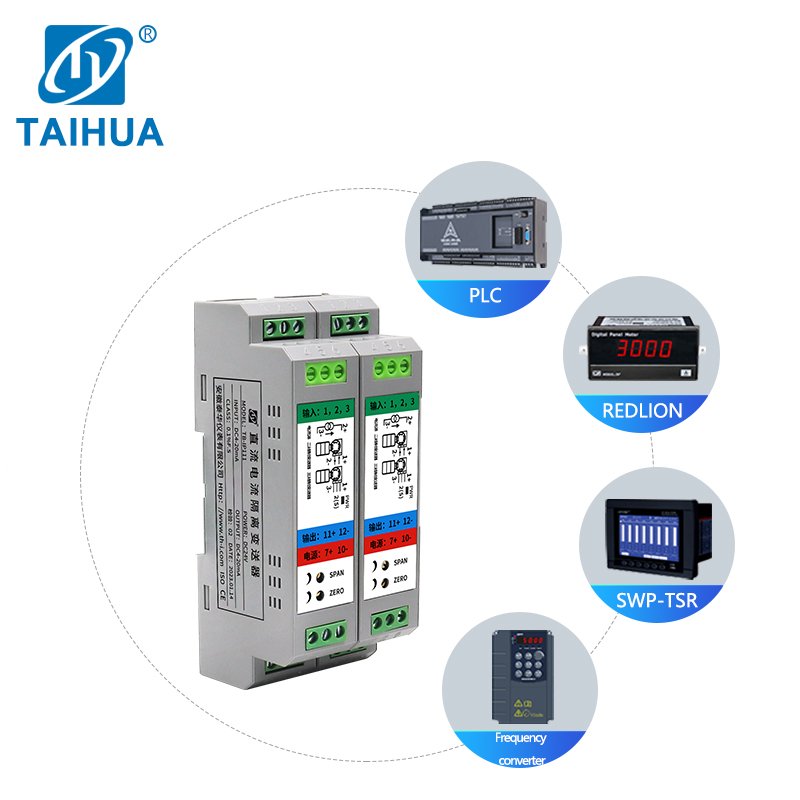 DC 24v Analog Signal Converter 75mv 420mA Generator AC Split Core Current Transducer