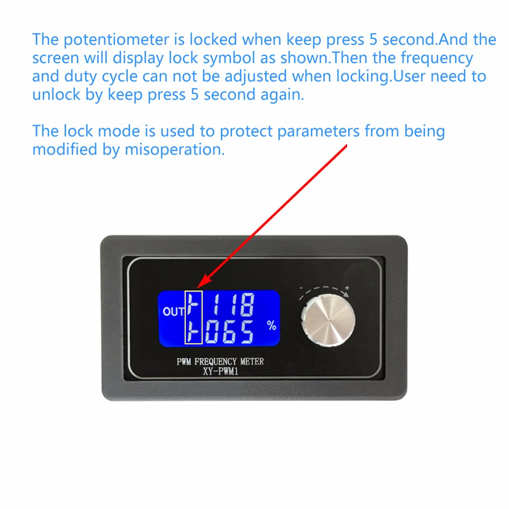 Pwm Pulse Frequency Duty Cycle Adjustable Module Square Wave Rectangular Wave Signal Generator Xy-pwm1