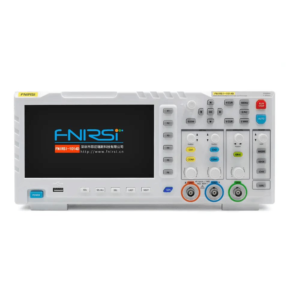 Digital oscilloscope FNIRSI-1014D Dual channel 100M bandwidth 1GS sampling signal generator two in one