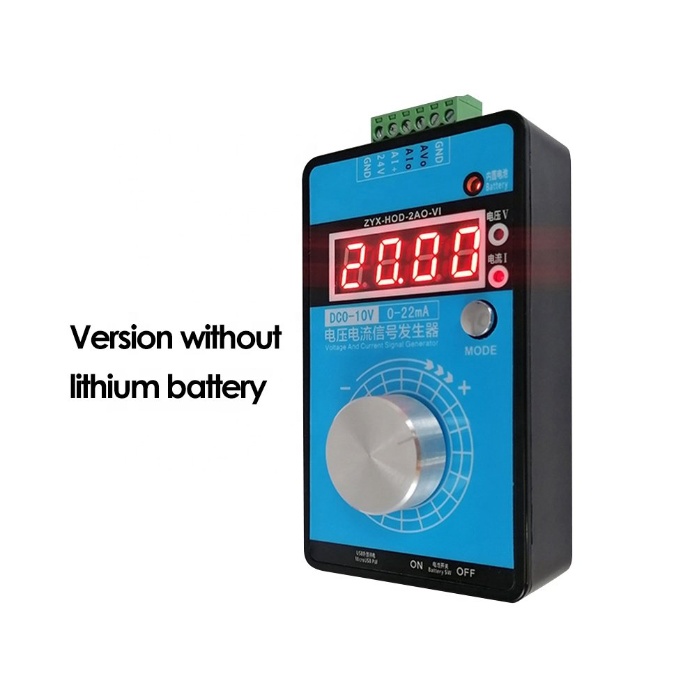 Digital 4-20mA Voltage Signal Generator 0-20mA Current Transmitter Professional Electronic Measuring Instruments 0-10V