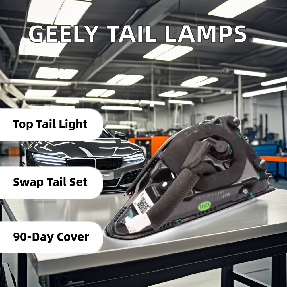 Geely Bin Yue Tail Lamp Set 12V New Plastic Xenon/HID/Halogen 36W 6000K Turn Signal Warning Brake Aluminium