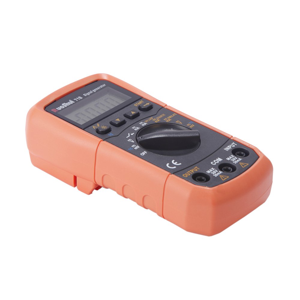 RuoShui 71B Mini handheld Signal Generator Portable Voltage mA Thermocouple Simulation and Measurement