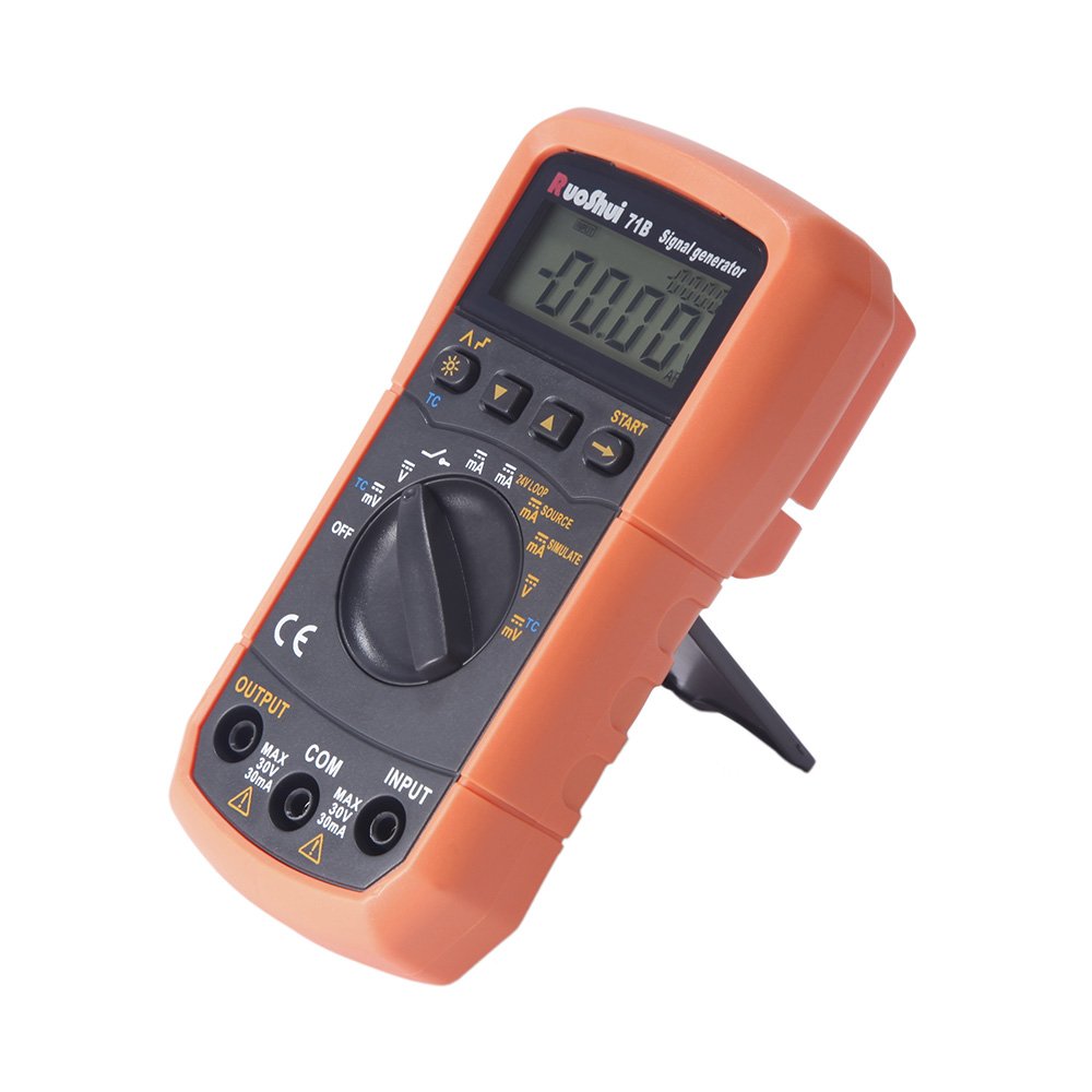 RuoShui 71B Mini handheld Signal Generator Portable Voltage mA Thermocouple Simulation and Measurement