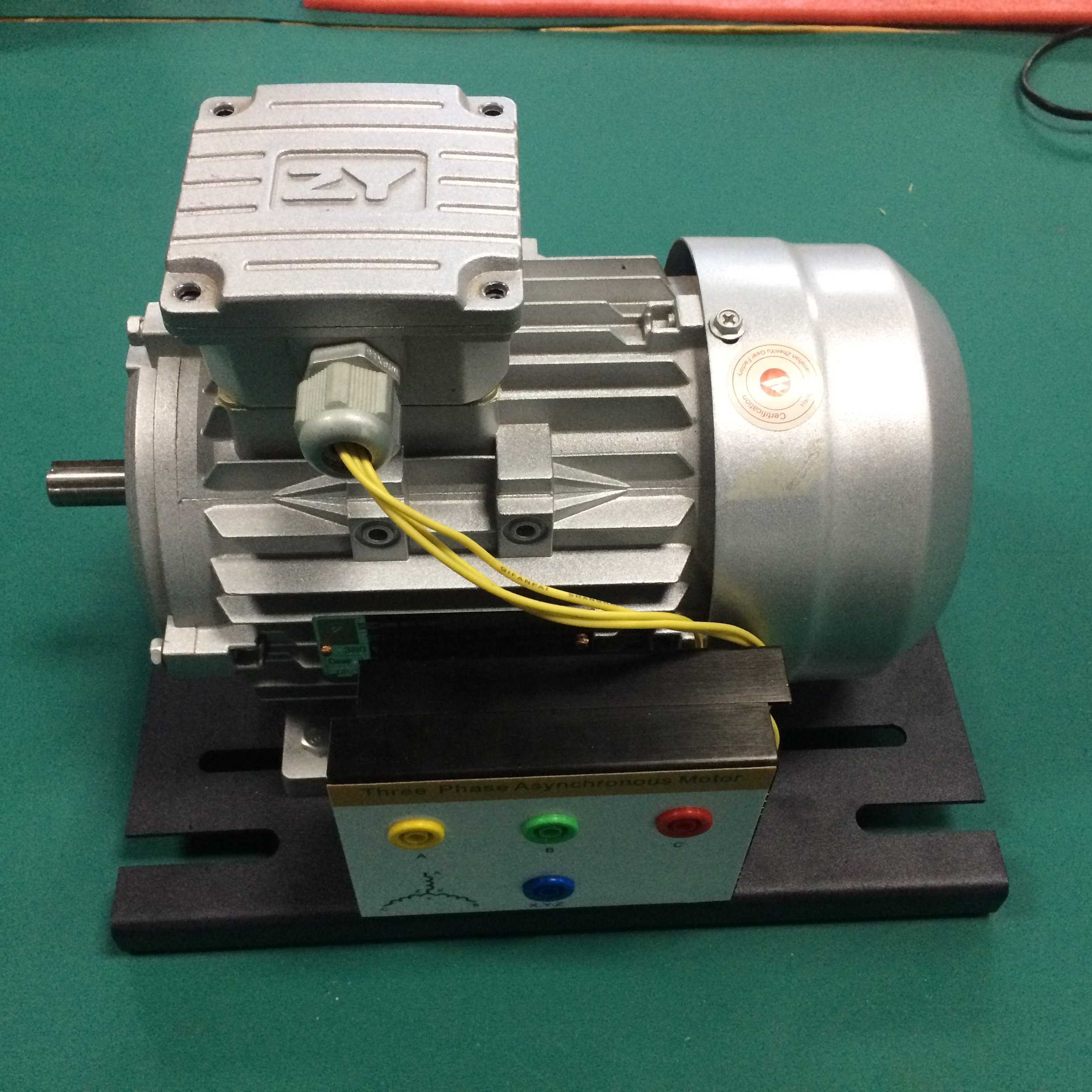 BRUSHLESS TRAINING MODEL AC DC MOTOR SET MODEL TRAINER THREE PHASE MOTOR GENERATOR COMBINATION DIDACTIC TRAINING KIT