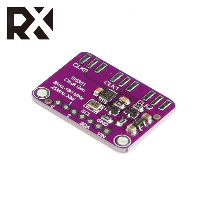 Si5351 Clock Signal Generator Module High Frequency Signal Square Wave Clock Gen Breakout Board 25MHz Crystal Controller Signal