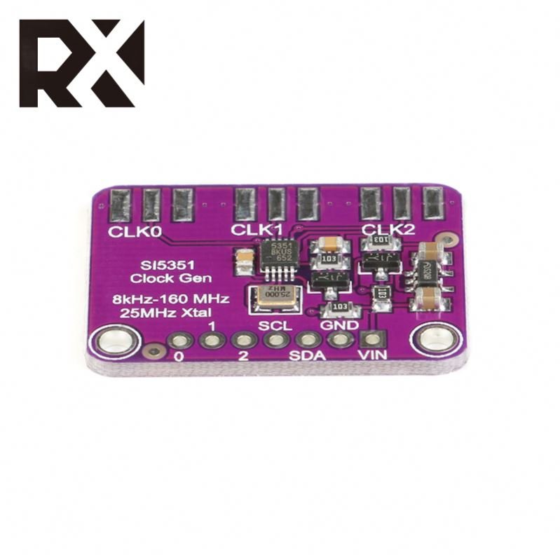 Si5351 Clock Signal Generator Module High Frequency Signal Square Wave Clock Gen Breakout Board 25MHz Crystal Controller Signal