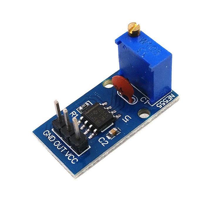 NE555 Pulse generator Square wave rectangular wave small signal generator module frequency is adjustable