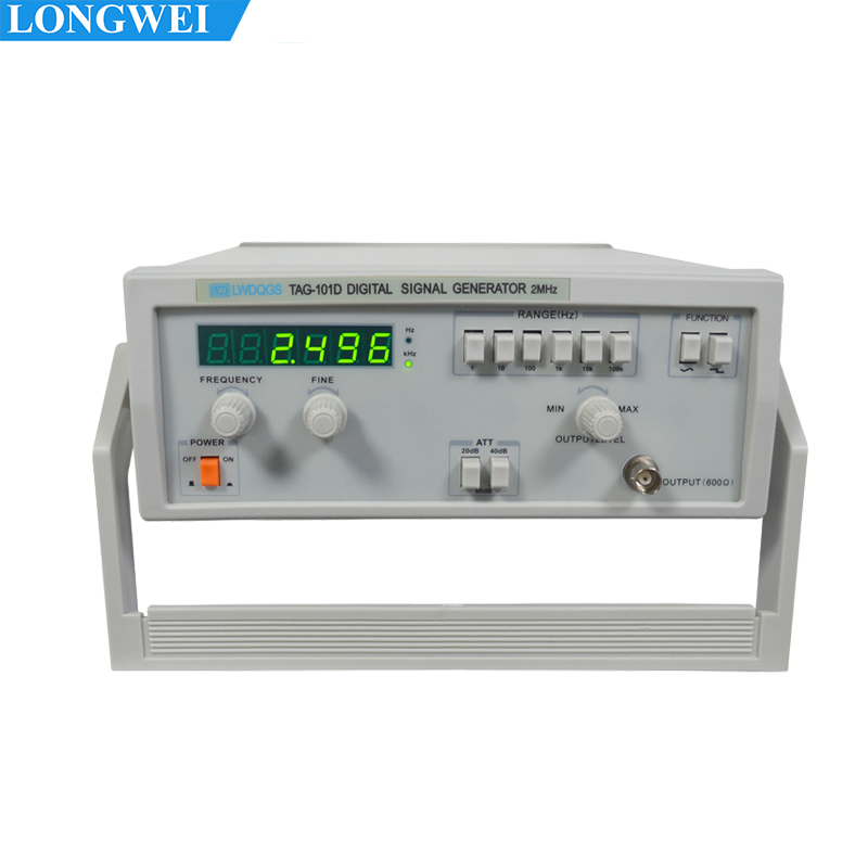 Longwei Factory sales TAG-101D Digital Low frequency Signal generator 2Hz Bench Signal Generator