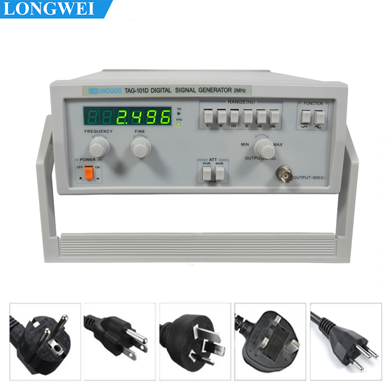 Longwei Factory sales TAG-101D Digital Low frequency Signal generator 2Hz Bench Signal Generator