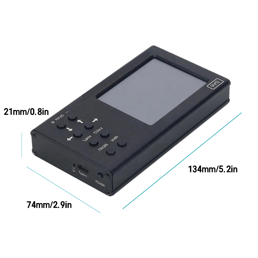 SA6 Handheld Spectrum Analyzer 35-6200 MHz,Provide PC Software, Measuring Radio Signals,Direction Finding, Interference Analysis