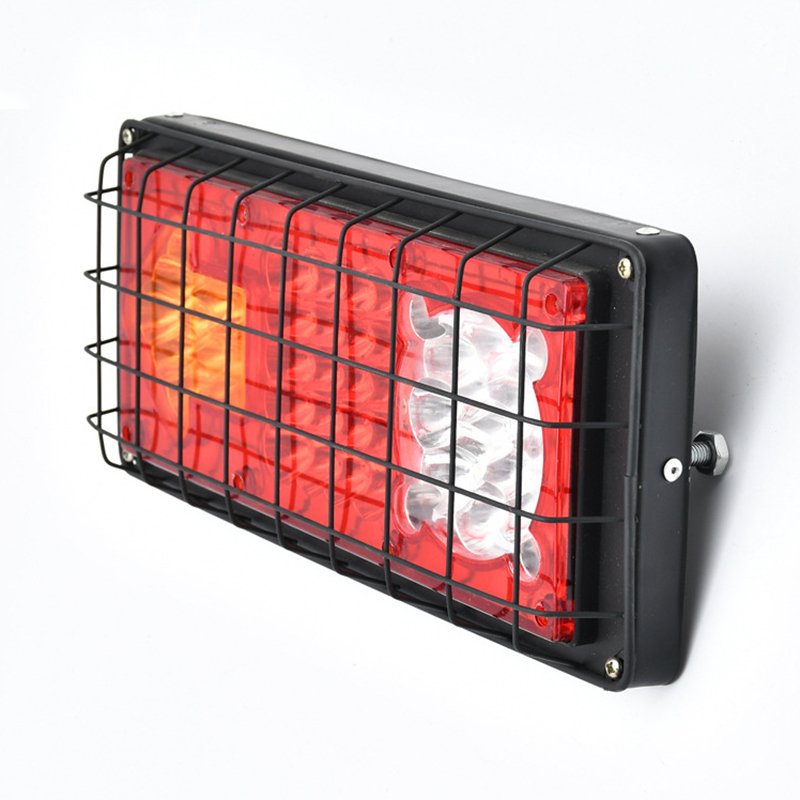 Automotive Accessories Additional Lighting 24vled Safety Driving Signal Warning Light Yellow And Red White Truck Tail Lights