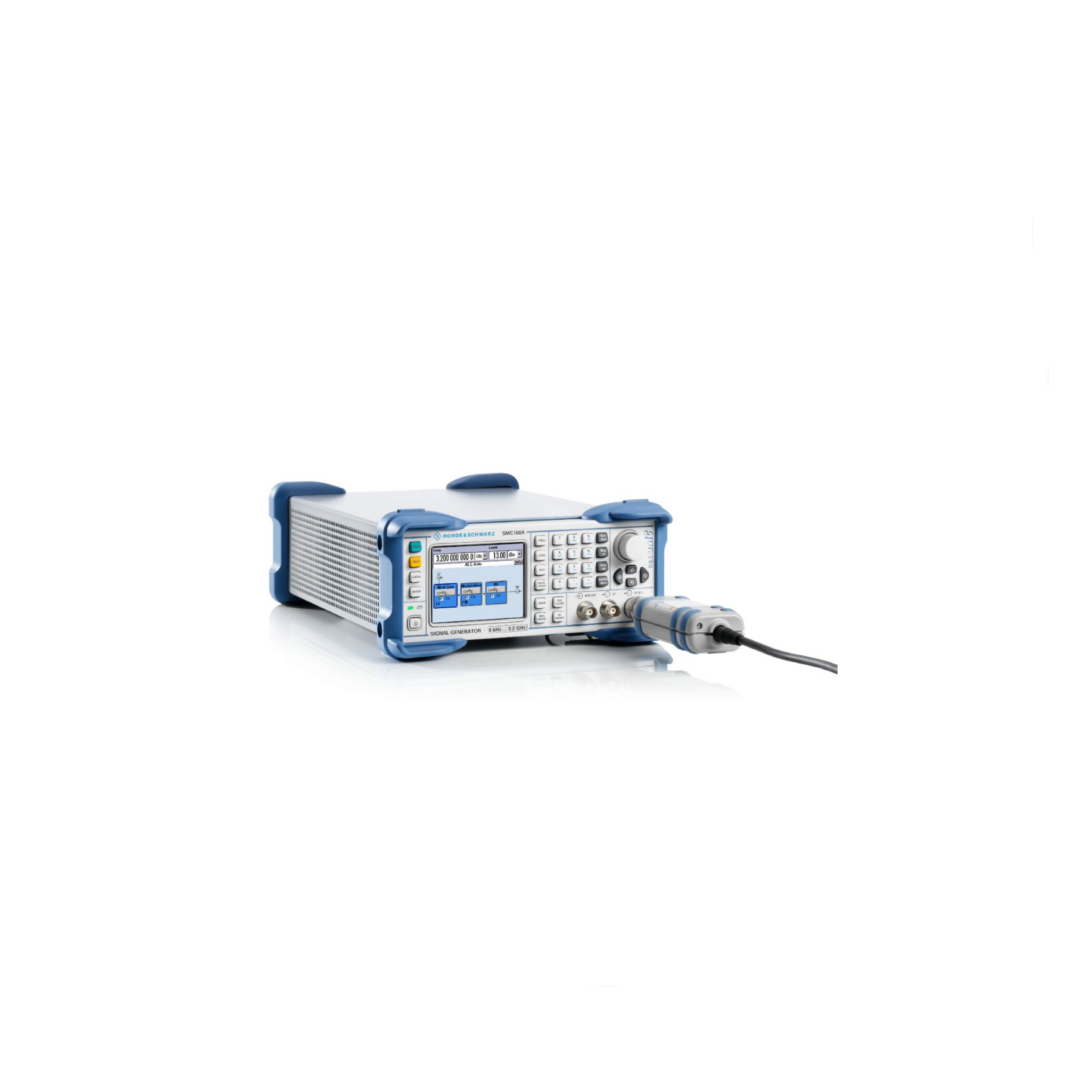 R & S SMC100A signal generator Frequencies range from 9 kHz to 1.1 GHz or 3.2 GHz