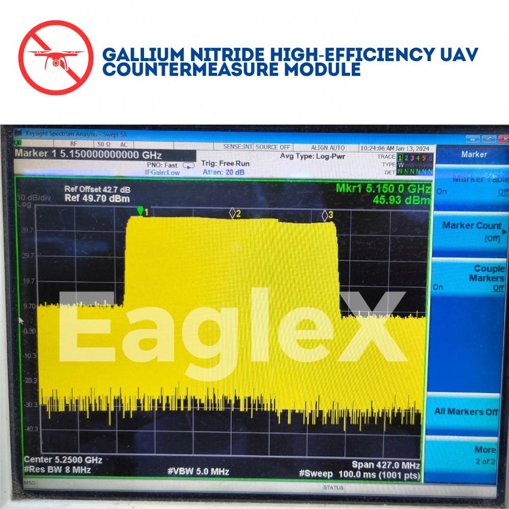 30W RF Power Amplifier Module Anti-Drone Jammer For 5.8G Counter Drone RF Ics And Modules Type EagleX