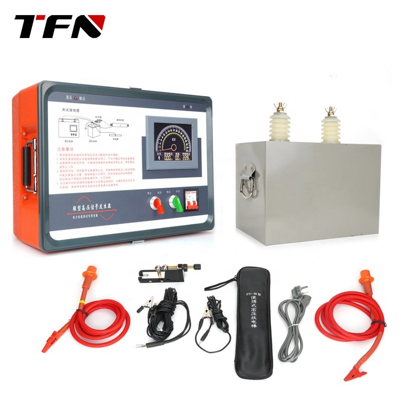 TFN FB18 Underground Cable Identifier Fault Detector Underground Metal Wire Locator TDR High Voltage Cable Fault Tester System