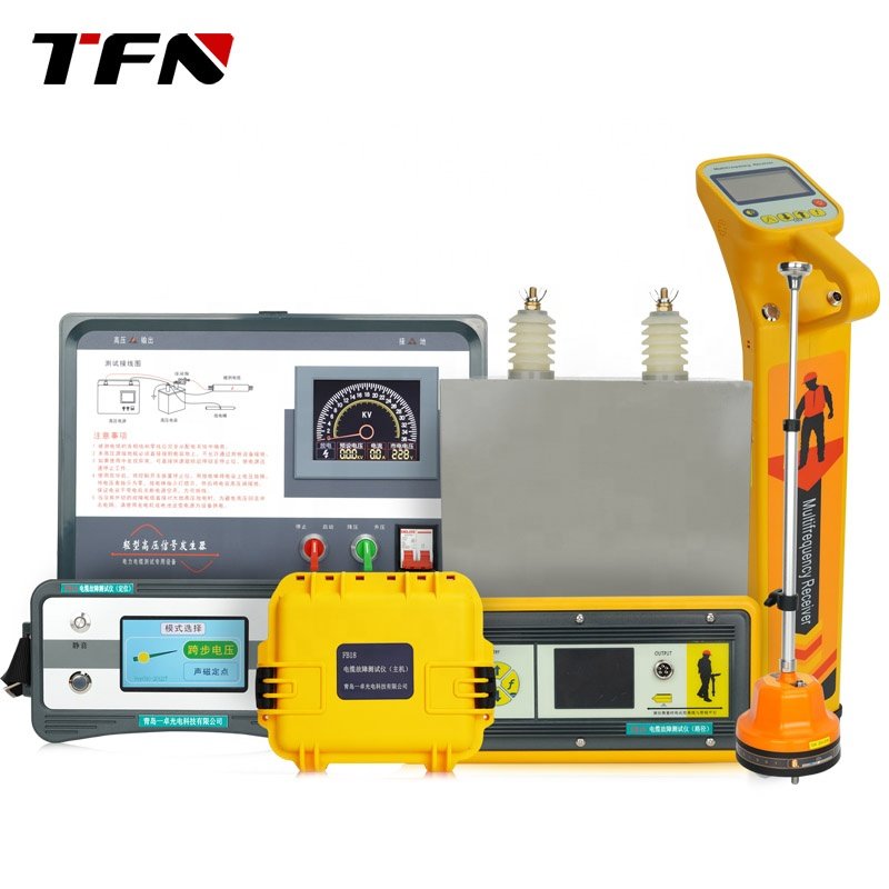 TFN FB18 Underground Cable Identifier Fault Detector Underground Metal Wire Locator TDR High Voltage Cable Fault Tester System
