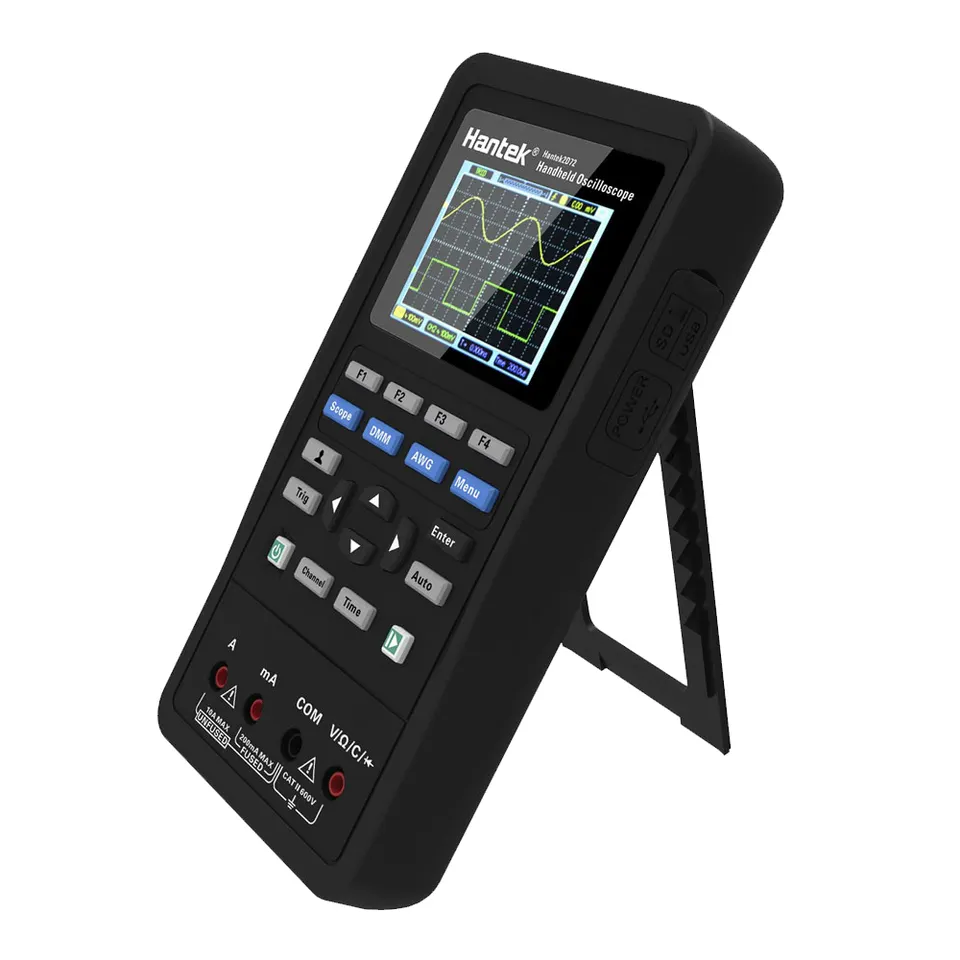 Hantek2000 Series Hantek 2D72 2D42 2C72 2C42 Handheld Oscilloscope Signal Source Multimeter 3 in 1 With Color LCD Screen