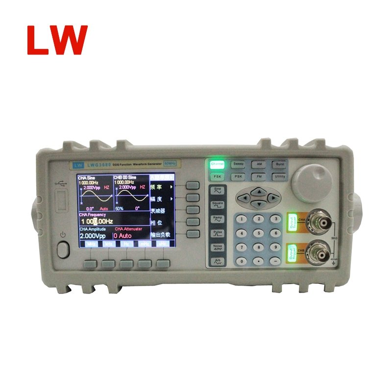 Factory sales LWG-3010 10MHz DDS Function Signal Generator 100MSa/s 8Bits Portable Arbitrary Waveform Generator for Lab Use