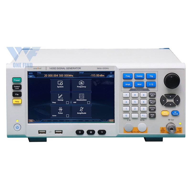 2022 Onefind 1435D 9kHz~20GHz wide frequency range and output power more than 150dBm digital RF Signal generator