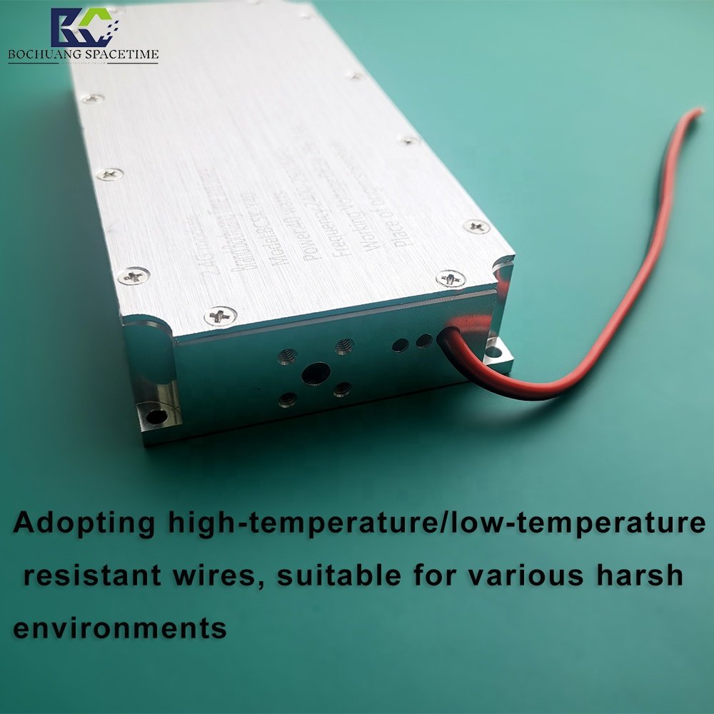 2.4G RF module wireless data transmitter and receiver with a maximum power output of 10-100W can be used for drone isolation