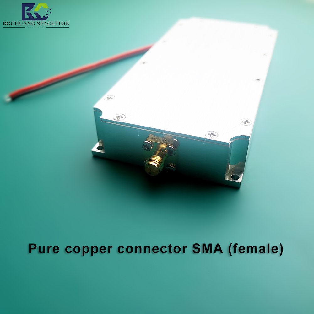 2.4G RF module wireless data transmitter and receiver with a maximum power output of 10-100W can be used for drone isolation