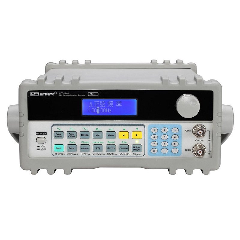Precision DDS Function Signal Generator 5MHz Dual 2 Channel LCD Digital DDS Generator
