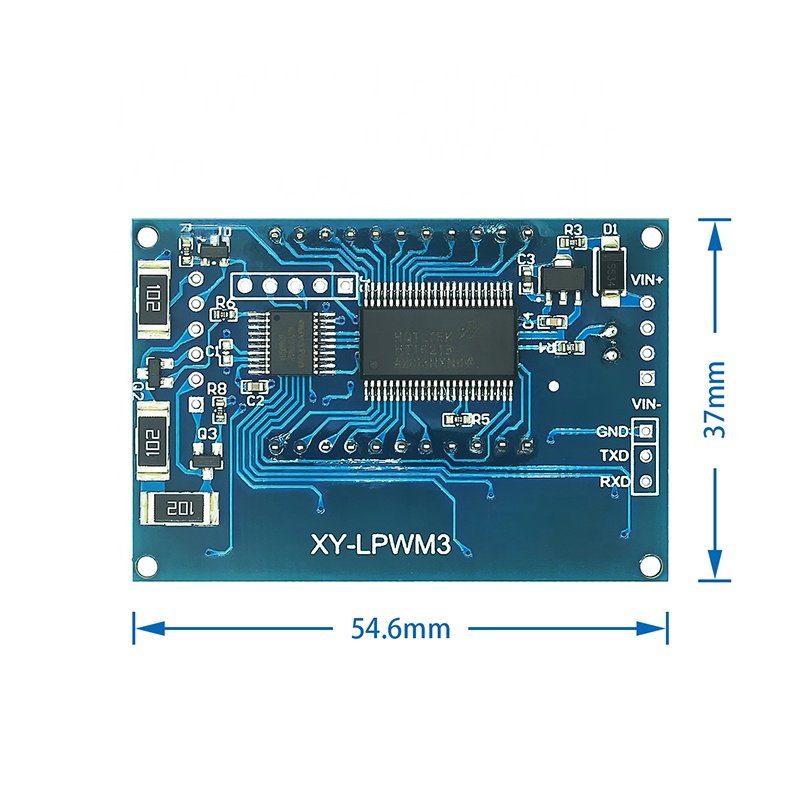 XY-LPWM3 3-way Signal Generator PWM Board Module Pulse Frequency Duty Cycle Adjustable Module LCD Display Upgraded Version