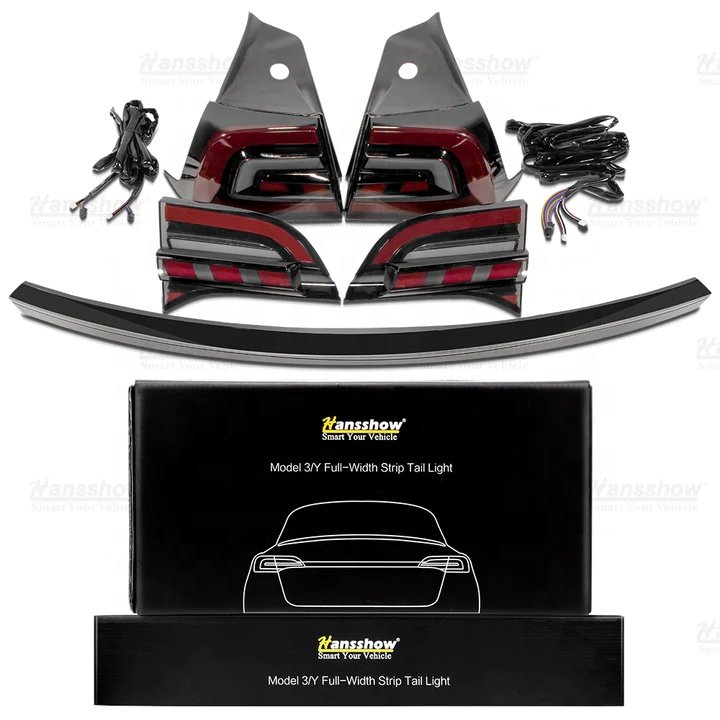 Hansshow Model 3 Y Starlink Full-Width Rear Tail Light Taillights For Tesla Model 3 2017-2024/Model Y