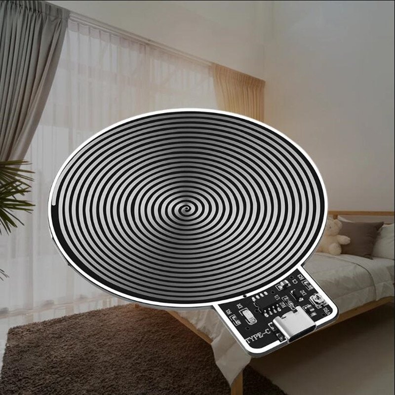 Adjustable Schumann Resonance Generator 7.83Hz Ultra-Low Frequency Schumann Wave Generator Type-C Power Supply for Home