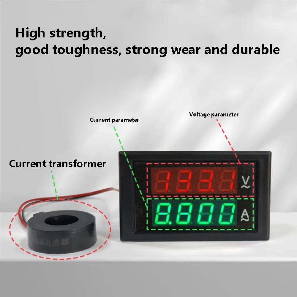 AC 220V/380V Voltage and Current Signal Generator 100A Digital Voltmeter Ampere Meter for 3 Digit LED Display DL85-2041 2042