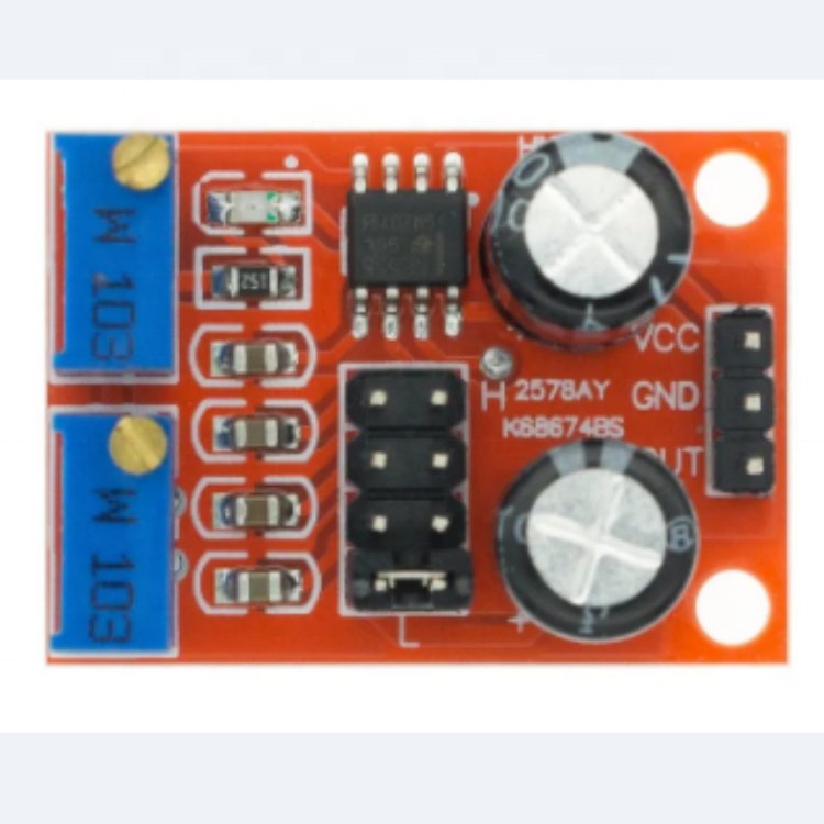 NE555 Pulse Frequency Duty Cycle Adjustable Module 10kHz -200kHz Square Wave Signal Generator For Arduino DIY Kit Stepper Motor