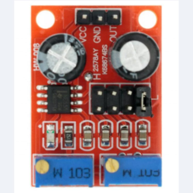 NE555 Pulse Frequency Duty Cycle Adjustable Module 10kHz -200kHz Square Wave Signal Generator For Arduino DIY Kit Stepper Motor