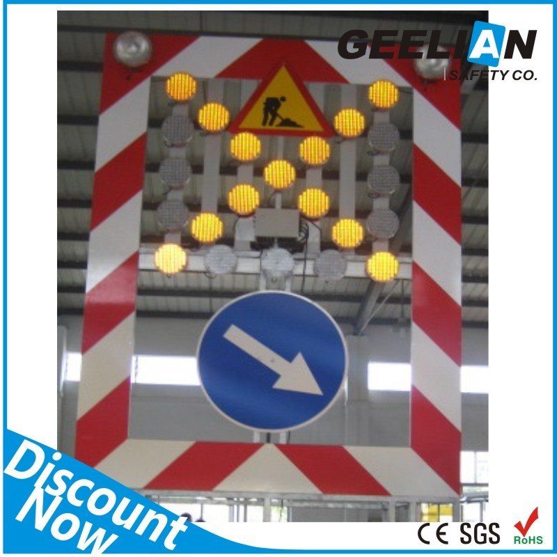 New Design Mobile Solar Traffic Signal Directional Arrow Light Equipments For Trafic Road Sign For Traffic Control Sign