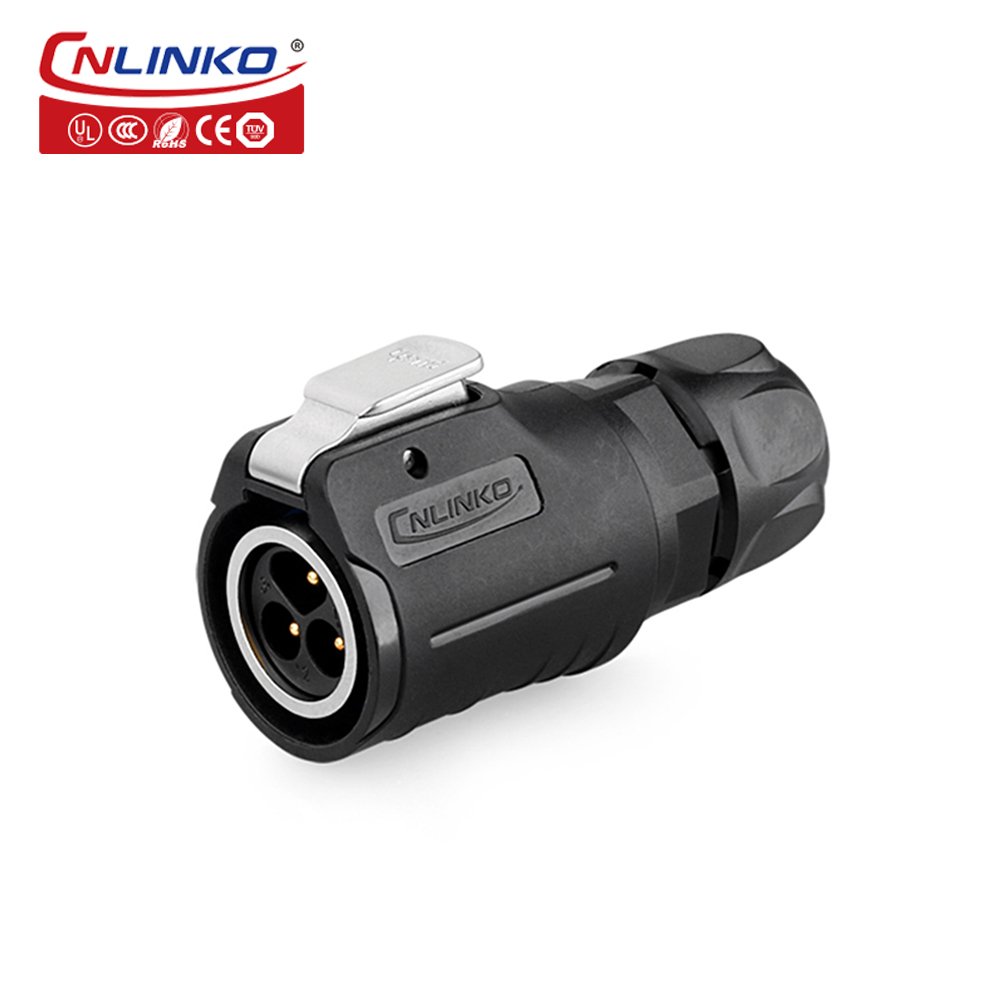 CNLINKO LP16 power function signal generator male female series waterproof 3 pin aviation industrial power connector 10A 400V