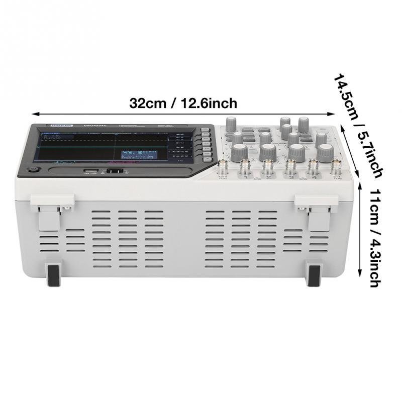 Hantek Dso4204c 200mhz 1gs/s Sample Rate Lcd Pc Integrated Usb Desk 4 Channel With Signal Generator Digital Storage Oscilloscope