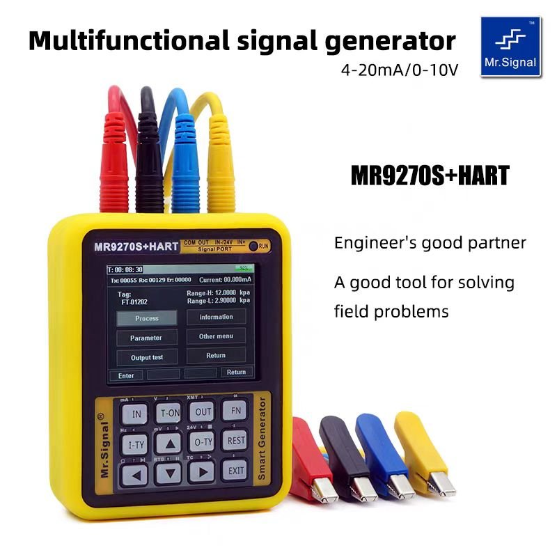 MR9270S+ HART Transmitter Thermal Resistance Thermocouple Paperless Recorder 4-20mA Signal Generator