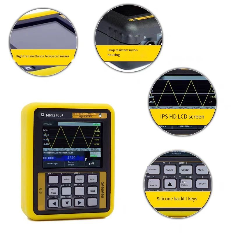 MR9270S+ HART Transmitter Thermal Resistance Thermocouple Paperless Recorder 4-20mA Signal Generator