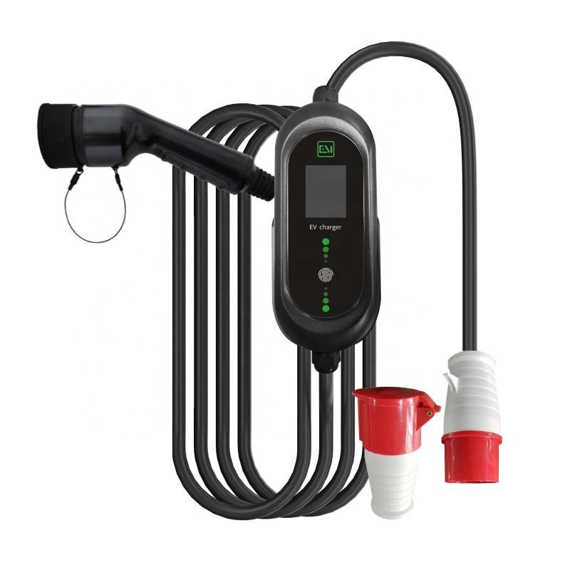 Type 2 ZR-EUO01-4 3-phase 16A 32A industrial plug flame retardant not easy to heat up Charging more stable AC Charging