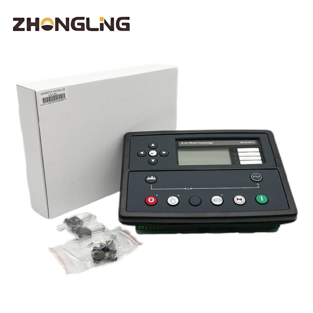 Auto Start Diesel Engine Smartgen Genset Dse8610 Controller Generator Control Module Deep Sea Dse 8610