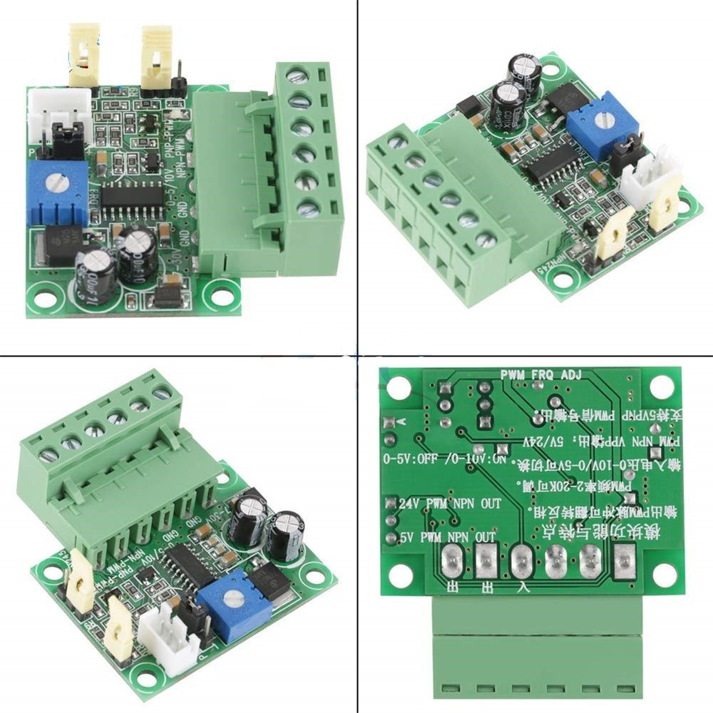 DC 0-5V/0-10V to 0-100% Analog Input Voltage to PWM Signal generator PLC AD Converter Module PNP-PWM/NPN-PWM 5V 24V Level output