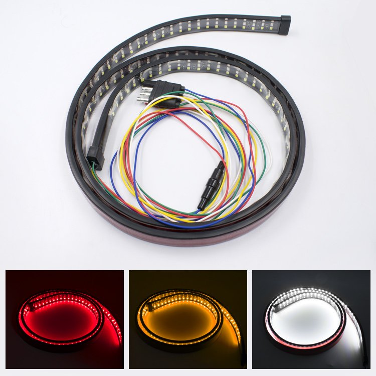 LED Driving lamp for Car universal cars Turn Signal lamp 60Inch Rear Strip Brake light Tricolor Pickup Light